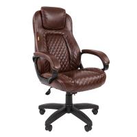 Кресло руководителя Chairman 432 экопремиум коричневый