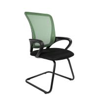 Кресло посетителей Chairman 969 V сетка/ткань зеленый/черный
